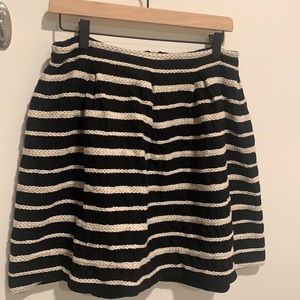 Short back zip skirt
